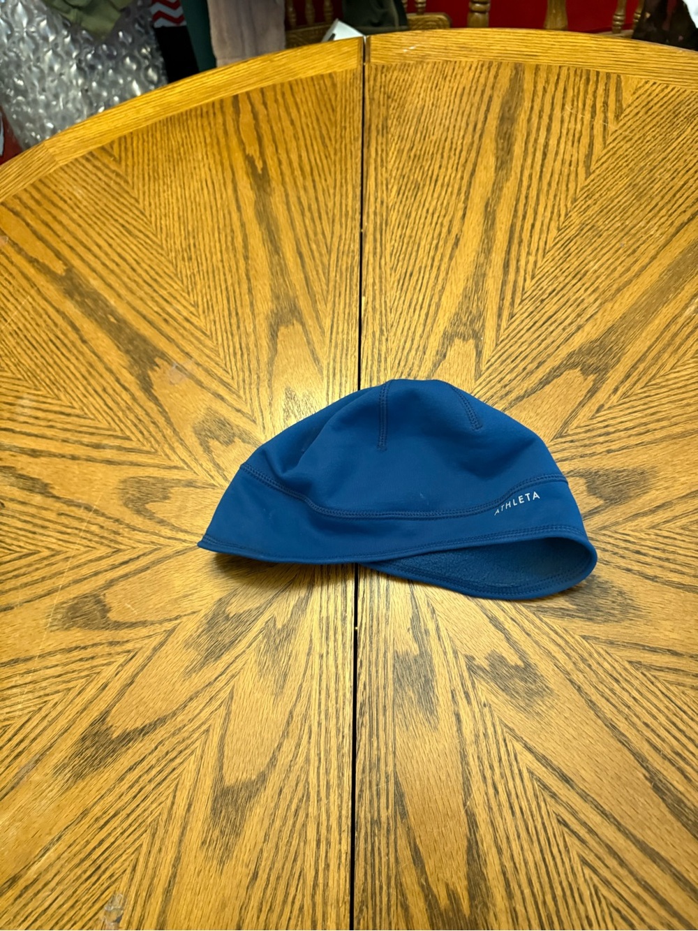 Athleta Navy Blue Performance Beannie Cap